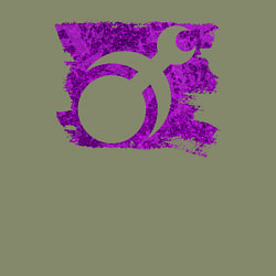 Свитшот хлопковый мужской Знак Слаанеш пятно, цвет: авокадо — фото 2