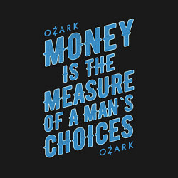 Свитшот хлопковый мужской Money is the measure, цвет: черный — фото 2