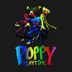 Свитшот хлопковый мужской POPPY PLAYTIME HAGGY WAGGY Mini Huggies, цвет: черный — фото 2