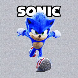 Свитшот хлопковый мужской Sonic the Hedgehog 2022, цвет: меланж — фото 2