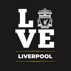 Свитшот хлопковый мужской Liverpool Love Classic, цвет: черный — фото 2