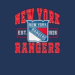 Свитшот хлопковый мужской NY RANGERS NHL НЬЮ-ЙОРК РЕЙНДЖЕРС, цвет: тёмно-синий — фото 2