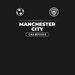 Свитшот хлопковый мужской Manchester City Форма Чемпионов, цвет: черный — фото 2