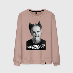 Свитшот хлопковый мужской The Prodigy - firestarter, цвет: пыльно-розовый