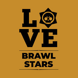 Свитшот хлопковый мужской Brawl Stars Love Classic, цвет: горчичный — фото 2