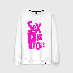 Мужской свитшот Огромная надпись Sex Pistols