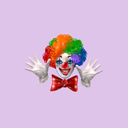 Свитшот хлопковый мужской POSITIVE CLOWN, цвет: лаванда — фото 2
