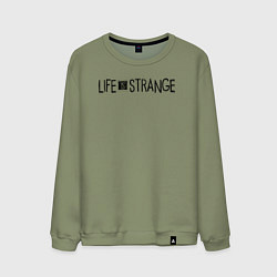 Свитшот хлопковый мужской Life Is Strange Game logo, цвет: авокадо