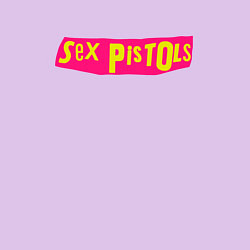 Свитшот хлопковый мужской Sex Pistols Yellow-Pink Logo, цвет: лаванда — фото 2