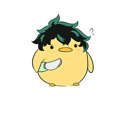 Свитшот хлопковый мужской Опасный Мидория My Hero Academia, цвет: белый — фото 2