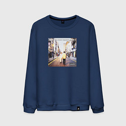 Свитшот хлопковый мужской WHATS THE STORY MORNING GLORY?, цвет: тёмно-синий