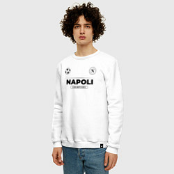 Свитшот хлопковый мужской Napoli Униформа Чемпионов, цвет: белый — фото 2