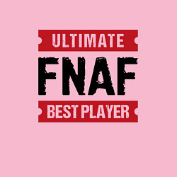 Свитшот хлопковый мужской FNAF: таблички Ultimate и Best Player, цвет: светло-розовый — фото 2