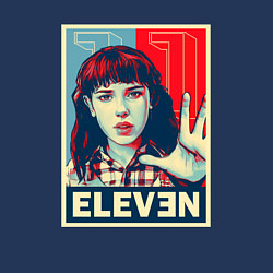Свитшот хлопковый мужской Stranger Things Eleven, цвет: тёмно-синий — фото 2