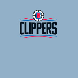 Свитшот хлопковый мужской Лос-Анджелес Клипперс NBA, цвет: мягкое небо — фото 2