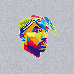 Свитшот хлопковый мужской 2PAC Style, цвет: меланж — фото 2