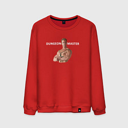 Свитшот хлопковый мужской Dungeon Master Billy, цвет: красный