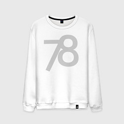 Мужской свитшот Огромные цифры 78
