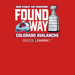 Свитшот хлопковый мужской COLORADO AVALANCHE 2022, цвет: красный — фото 2