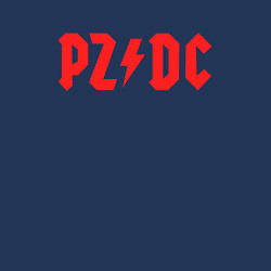 Свитшот хлопковый мужской PZDC ACDC, цвет: тёмно-синий — фото 2