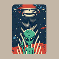 Свитшот хлопковый мужской Mars Alien, цвет: миндальный — фото 2