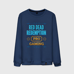 Свитшот хлопковый мужской Игра Red Dead Redemption PRO Gaming, цвет: тёмно-синий