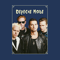 Свитшот хлопковый мужской Keep Calm and Enjoy the Silence - Depeche Mode, цвет: тёмно-синий — фото 2