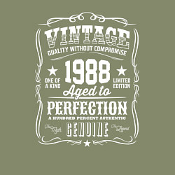 Свитшот хлопковый мужской Винтаж 1988 года, выдержанный до совершенства, цвет: авокадо — фото 2