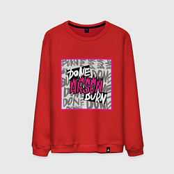 Свитшот хлопковый мужской Arson j-hope BTS, цвет: красный