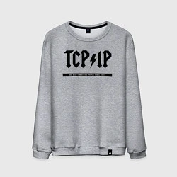 Мужской свитшот TCPIP Connecting people since 1972