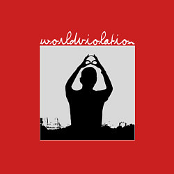 Свитшот хлопковый мужской World Violation Tour Depeche Mode, цвет: красный — фото 2