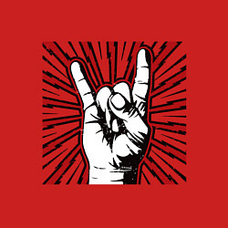 Свитшот хлопковый мужской Rock goat sign, цвет: красный — фото 2