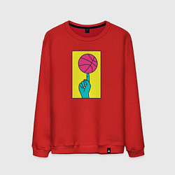 Мужской свитшот Баскетбольный мяч на пальце