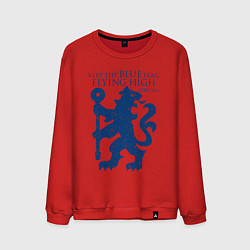 Свитшот хлопковый мужской FC Chelsea Lion, цвет: красный