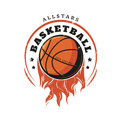 Свитшот хлопковый мужской Allstars Basketball, цвет: белый — фото 2