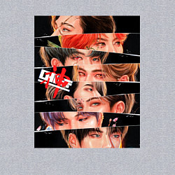 Свитшот хлопковый мужской Stray Kids eyes, цвет: меланж — фото 2