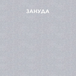 Свитшот хлопковый мужской ЗАНУДА белая надпись, цвет: меланж — фото 2