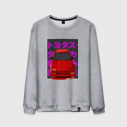 Свитшот хлопковый мужской Supra A70 MK3 JDM, цвет: меланж