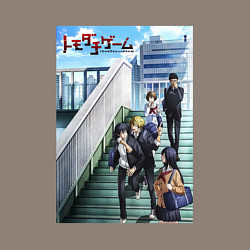 Свитшот хлопковый мужской Tomodachi game friends, цвет: утренний латте — фото 2