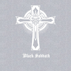 Свитшот хлопковый мужской Black sabbath крест, цвет: меланж — фото 2