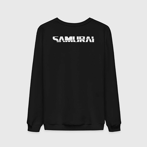 Мужской свитшот Demon Oni - Cyberpunk 2077 / Черный – фото 2