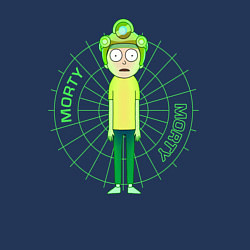 Свитшот хлопковый мужской Game Morty, цвет: тёмно-синий — фото 2