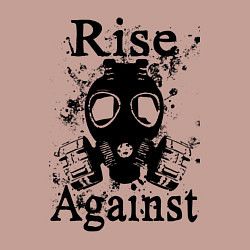 Свитшот хлопковый мужской Rise Against rock, цвет: пыльно-розовый — фото 2