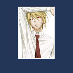 Свитшот хлопковый мужской Уильям Джеймс Мориарти, цвет: тёмно-синий — фото 2