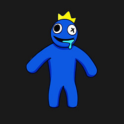 Свитшот хлопковый мужской Синий из Роблокс, цвет: черный — фото 2