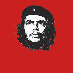 Свитшот хлопковый мужской Че Гевара - рисунок, цвет: красный — фото 2