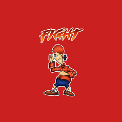 Свитшот хлопковый мужской Джимми Гокинс-fight, цвет: красный — фото 2