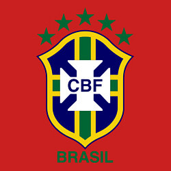 Свитшот хлопковый мужской Brasil CBF, цвет: красный — фото 2