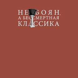 Свитшот хлопковый мужской Не боян а классика, цвет: кирпичный — фото 2