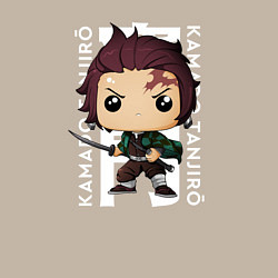 Свитшот хлопковый мужской Фанки поп Танджиро, цвет: миндальный — фото 2